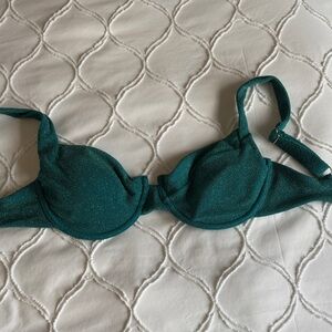 Chic Teal Underwire Bra